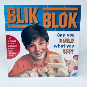 Blik Blok 2006 Brainy Toy Blocks Game Can You Build What You See Mindware Sealed